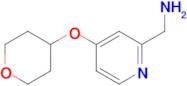 [4-(Oxan-4-yloxy)pyridin-2-yl]methanamine