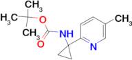 tert-Butyl N-[1-(5-methylpyridin-2-yl)cyclopropyl]carbamate