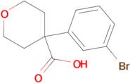 4-(3-Bromophenyl)oxane-4-carboxylic acid