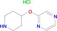 2-(Piperidin-4-yloxy)pyrazine hydrochloride