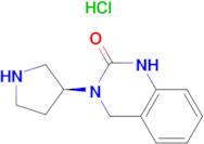 3-[(3S)-Pyrrolidin-3-yl]-1,2,3,4-tetrahydroquinazolin-2-one hydrochloride