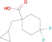 1-(Cyclopropylmethyl)-4,4-difluorocyclohexane-1-carboxylic acid