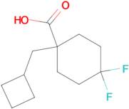 1-(Cyclobutylmethyl)-4,4-difluorocyclohexane-1-carboxylic acid