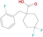 4,4-Difluoro-1-[(2-fluorophenyl)methyl]cyclohexane-1-carboxylic acid