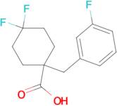 4,4-Difluoro-1-[(3-fluorophenyl)methyl]cyclohexane-1-carboxylic acid