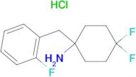 4,4-Difluoro-1-[(2-fluorophenyl)methyl]cyclohexan-1-amine hydrochloride