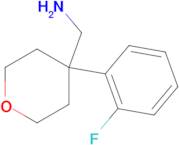 [4-(2-Fluorophenyl)oxan-4-yl]methanamine