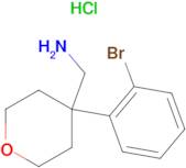 [4-(2-Bromophenyl)oxan-4-yl]methanaminehydrochloride