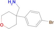 [4-(4-Bromophenyl)oxan-4-yl]methanamine