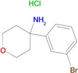 4-(3-Bromophenyl)oxan-4-amine hydrochloride