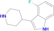 4-Fluoro-3-(piperidin-4-yl)-1H-indole
