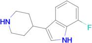 7-Fluoro-3-(piperidin-4-yl)-1H-indole