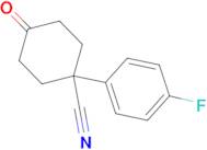 1-(4-Fluorophenyl)-4-oxocyclohexanecarbonitrile
