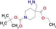 1-tert-Butyl 4-ethyl 4-(aminomethyl)piperidine-1,4-dicarboxylate