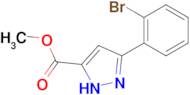 Methyl 5-(2-bromophenyl)-1H-pyrazole-3-carboxylate