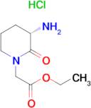 (S)-Ethyl 2-(3-amino-2-oxopiperidin-1-yl)acetate hydrochloride