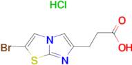 3-(2-Bromoimidazo[2,1-b]thiazol-6-yl)propanoic acid hydrochloride