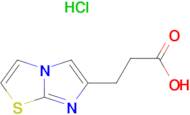 3-(Imidazo[2,1-b]thiazol-6-yl)propanoic acid hydrochloride