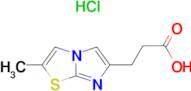 3-(2-Methylimidazo[2,1-b]thiazol-6-yl)propanoic acid hydrochloride