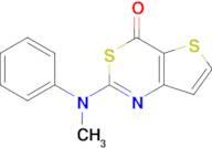 2-(Methyl(phenyl)amino)-4H-thieno[3,2-d][1,3]thiazin-4-one