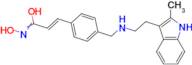 (E)-N-Hydroxy-3-(4-(((2-(2-methyl-1H-indol-3-yl)ethyl)amino)methyl)phenyl)acrylamide