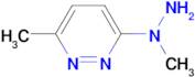 3-Methyl-6-(1-methylhydrazinyl)pyridazine