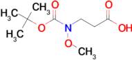 3-((tert-Butoxycarbonyl)(methoxy)amino)propanoic acid