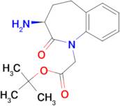 (S)-tert-Butyl 2-(3-amino-2-oxo-2,3,4,5-tetrahydro-1H-benzo[b]azepin-1-yl)acetate
