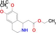 Ethyl 2-(6,7-dimethoxy-1,2,3,4-tetrahydroisoquinolin-1-yl)acetate