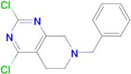 7-Benzyl-2,4-dichloro-5,6,7,8-tetrahydropyrido[3,4-d]pyrimidine