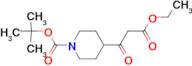 1-Boc-4-(2-Ethoxycarbonyl-acetyl)piperidine