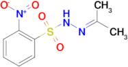 2-nitro-N'-(propan-2-ylidene)benzenesulfono hydrazide