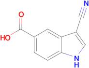 3-Cyano-1H-indole-5-carboxylic acid