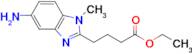 5-Amino-1-methyl-1H-benzimidazole-2-butanoic acid ethyl ester