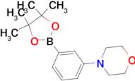 4-[3-(4,4,5,5-tetramethyl-1,3,2-dioxaborolan-2-yl)phenyl]morpholine