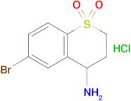 6-Bromo-1,1-dioxo-3,4-dihydro-2H-thiochromen-4-amine hydrochloride