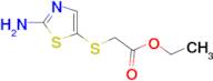 Ethyl 2-(2-aminothiazol-5-ylthio)acetate