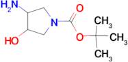 tert-Butyl 3-amino-4-hydroxypyrrolidine-1-carboxylate