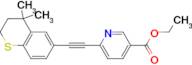 Ethyl 6-((4,4-dimethylthiochroman-6-yl)ethynyl)nicotinate