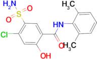 4-Chloro-N-(2,6-dimethylphenyl)-2-hydroxy-5-sulfamoylbenzamide