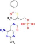 S-(2-(N-((4-Amino-2-methylpyrimidin-5-yl)methyl)formamido)-5-(phosphonooxy)pent-2-en-3-yl)benzothioa