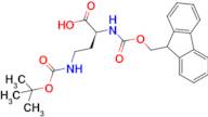 Butanoic acid, 4-[[(1,1-dimethylethoxy)carbonyl]amino]-2-[[(9H-fluoren-9-ylmethoxy)carbonyl]amino]-, (2S)-