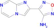 4-(Imidazo[1,2-a]pyrazin-2-yl)-1,2,5-oxadiazol-3-amine