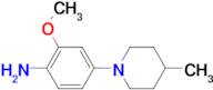 2-Methoxy-4-(4-methylpiperidin-1-yl)aniline
