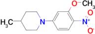 1-(3-Methoxy-4-nitro-phenyl)-4-methyl-piperidine