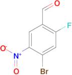 4-Bromo-2-fluoro-5-nitrobenzaldehyde