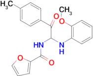 N-{1-[(2-methoxyphenyl)amino]-2-(4-methylphenyl)-2 oxoethyl}furan-2-carboxamide