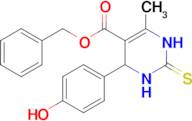 Benzyl 4-(4-hydroxyphenyl)-6-methyl-2-thioxo-1,2,3,4-tetrahydropyrimidine-5-carboxylate