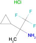 2-Cyclopropyl-1,1,1-trifluoropropan-2-amine hydrochloride