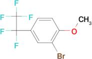 2-Bromo-1-methoxy-4-pentafluoroethyl-benzene